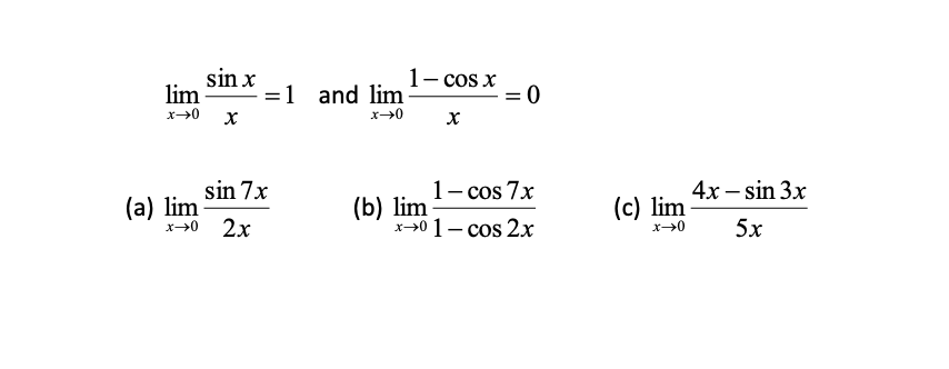 Solved (d) lim fg (x) 5. Find the following limits: (a) lim | Chegg.com