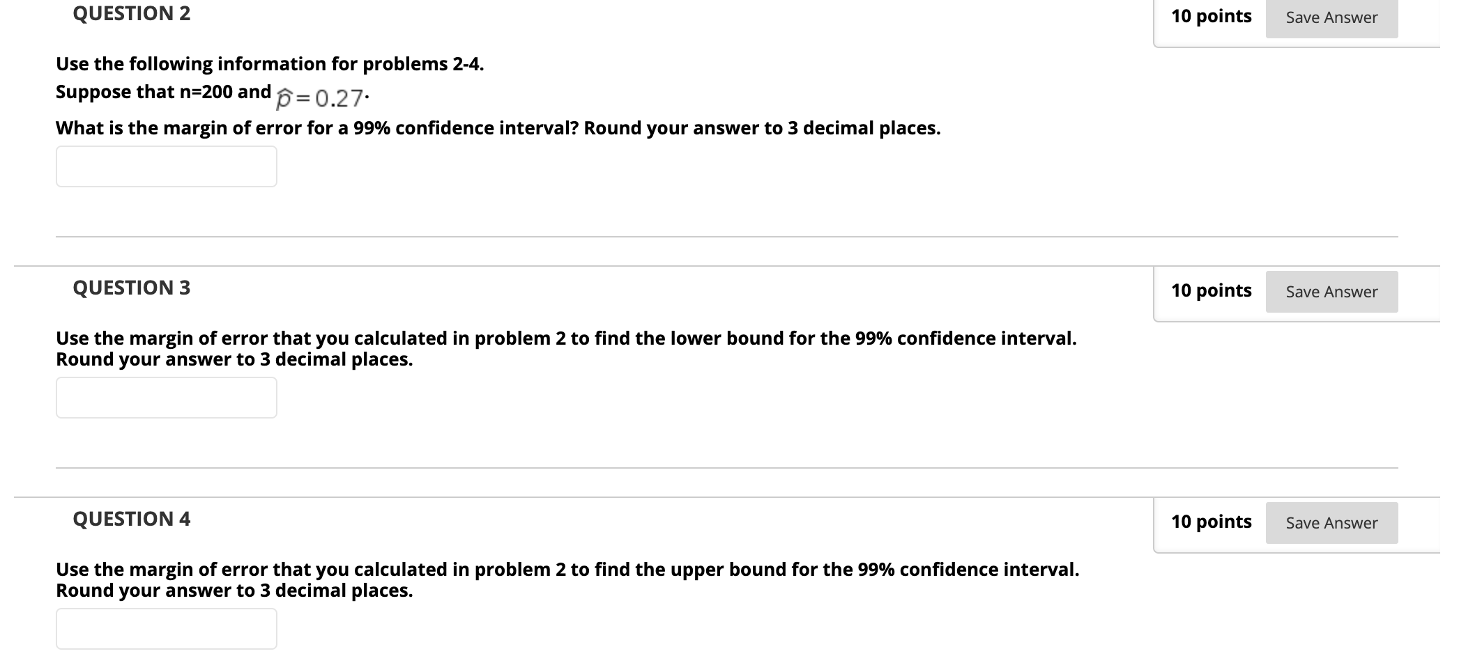 Solved QUESTION 2 10 points Save Answer Use the following | Chegg.com