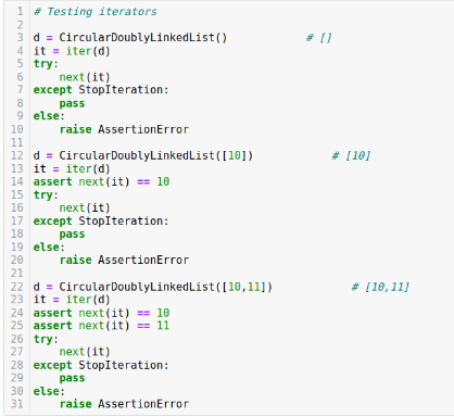 Solved 1 class EmptyError(Exception): 2 pass 3 4 # 5 6 class | Chegg.com