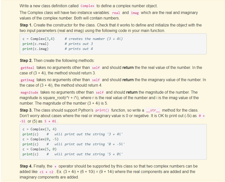 Solved Coding has to be done in python import math class | Chegg.com
