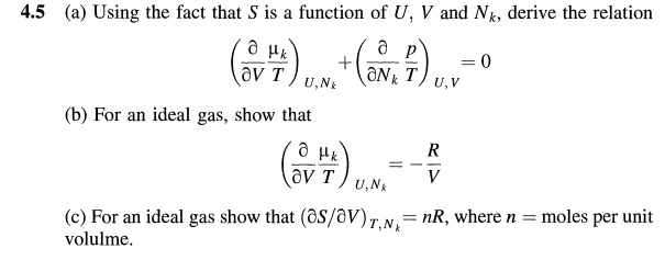 Solved (a) Using the fact that S is a function of U,V and | Chegg.com