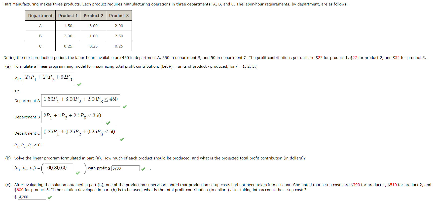 Please I just need help with E. But use my answers as | Chegg.com