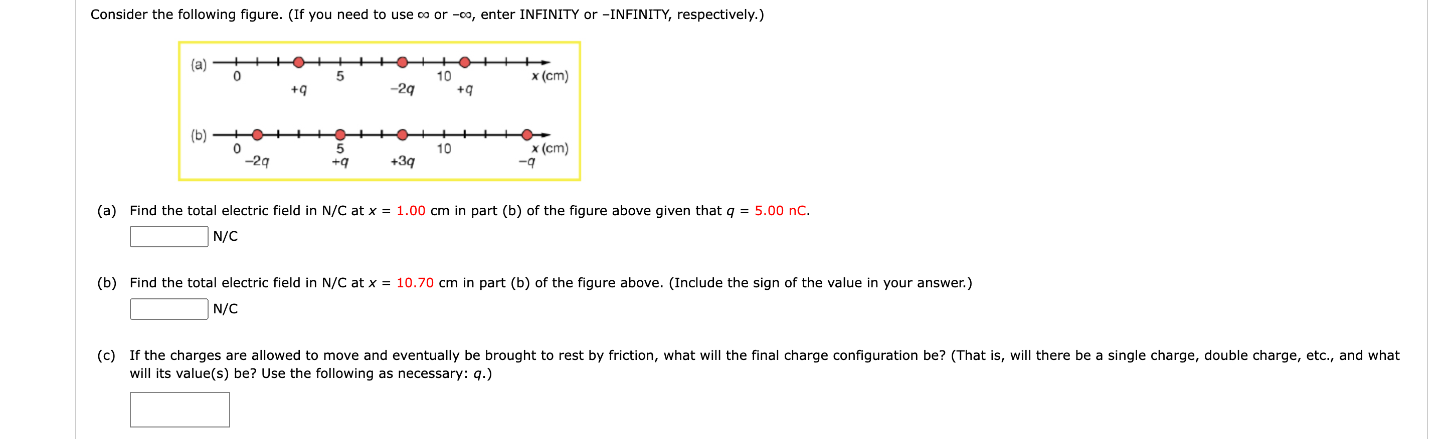 Solved Consider the following figure. (If you need to use ∞ | Chegg.com