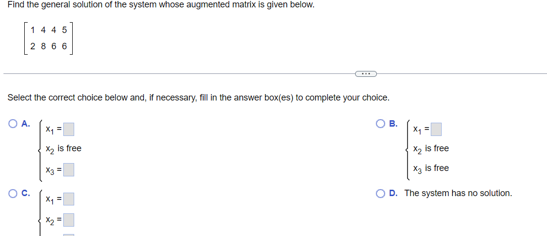 Solved [12484656] Select the correct choice below and, if | Chegg.com