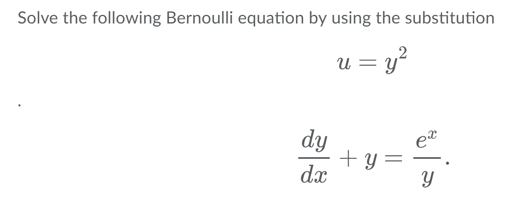 Solved Solve the following differential equations. dy dx 12 | Chegg.com