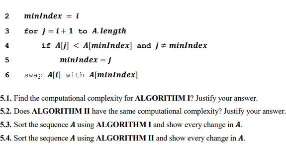 Solved 17 pts] Consider two sorting algorithms and a | Chegg.com