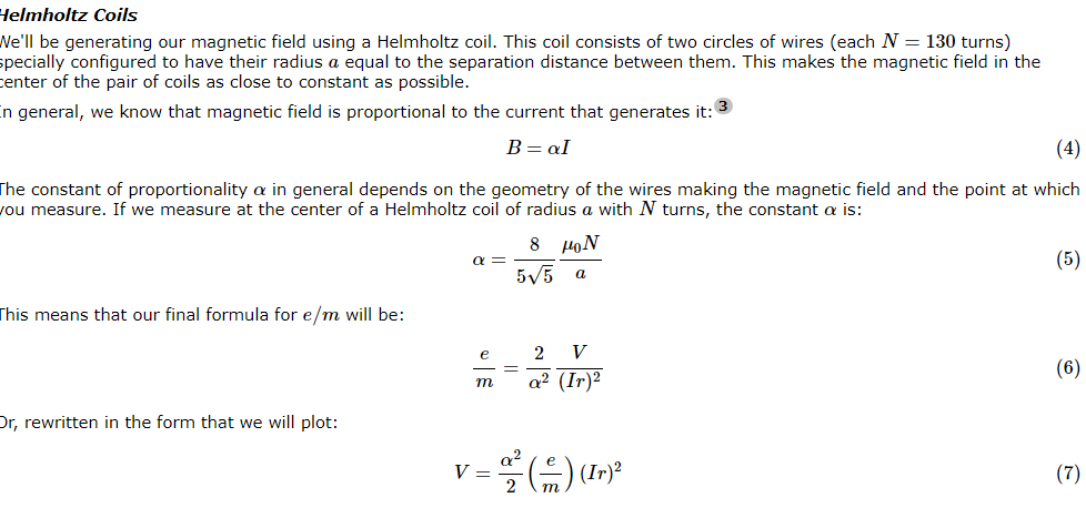 Solved Helmholtz Coils Ne'll Be Generating Our Magnetic | Chegg.com