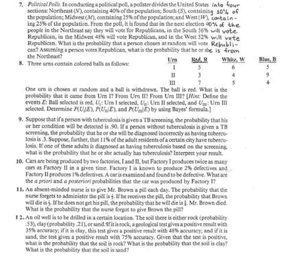 Solved Blue, B 5 9 4 7. Political Polls. In Conducting A | Chegg.com