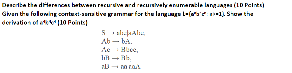 Solved Describe the differences between recursive and | Chegg.com