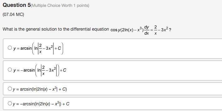 Solved Question 4 (Multiple Choice Worth 1 points) (07.04 | Chegg.com