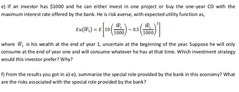 2 Diversification Of Risk Through Financial Inte Chegg Com