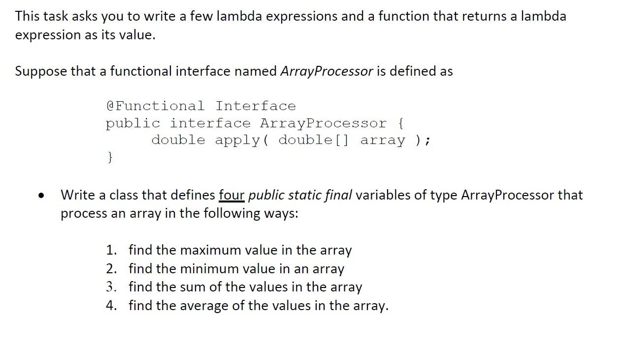 Solved JAVA PROGRAMMING Please provide the code with sample | Chegg.com