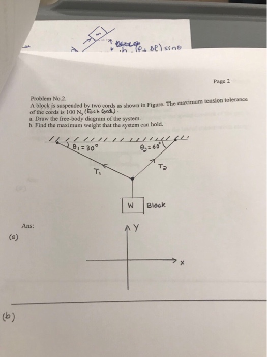 Solved Page 2 Problem No.2 as shown in Figure. The maximum | Chegg.com
