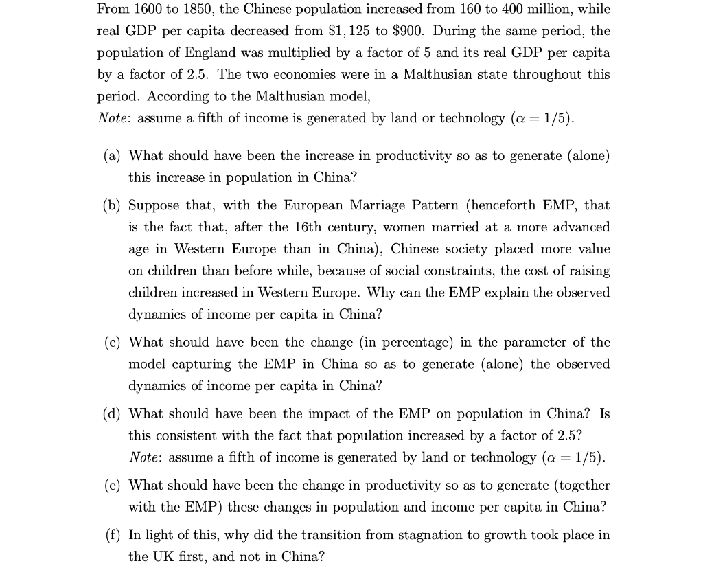 Why were the Chinese more advanced than the Europeans?