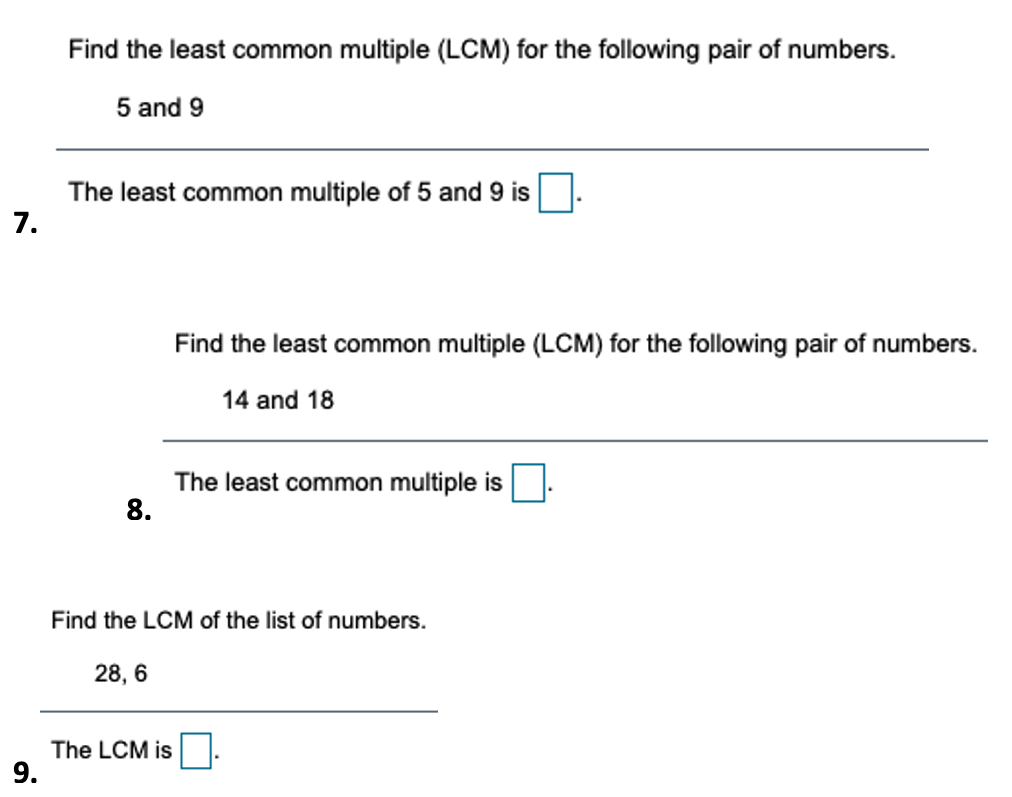 solved-find-the-least-common-multiple-lcm-for-the-chegg