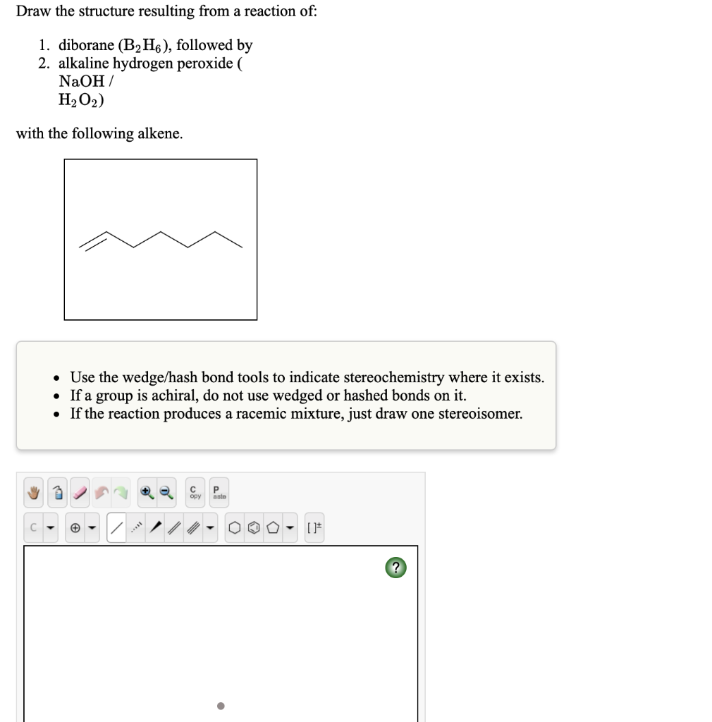 Solved: Draw The Structure Resulting From A Reaction Of: 1... | Chegg.com