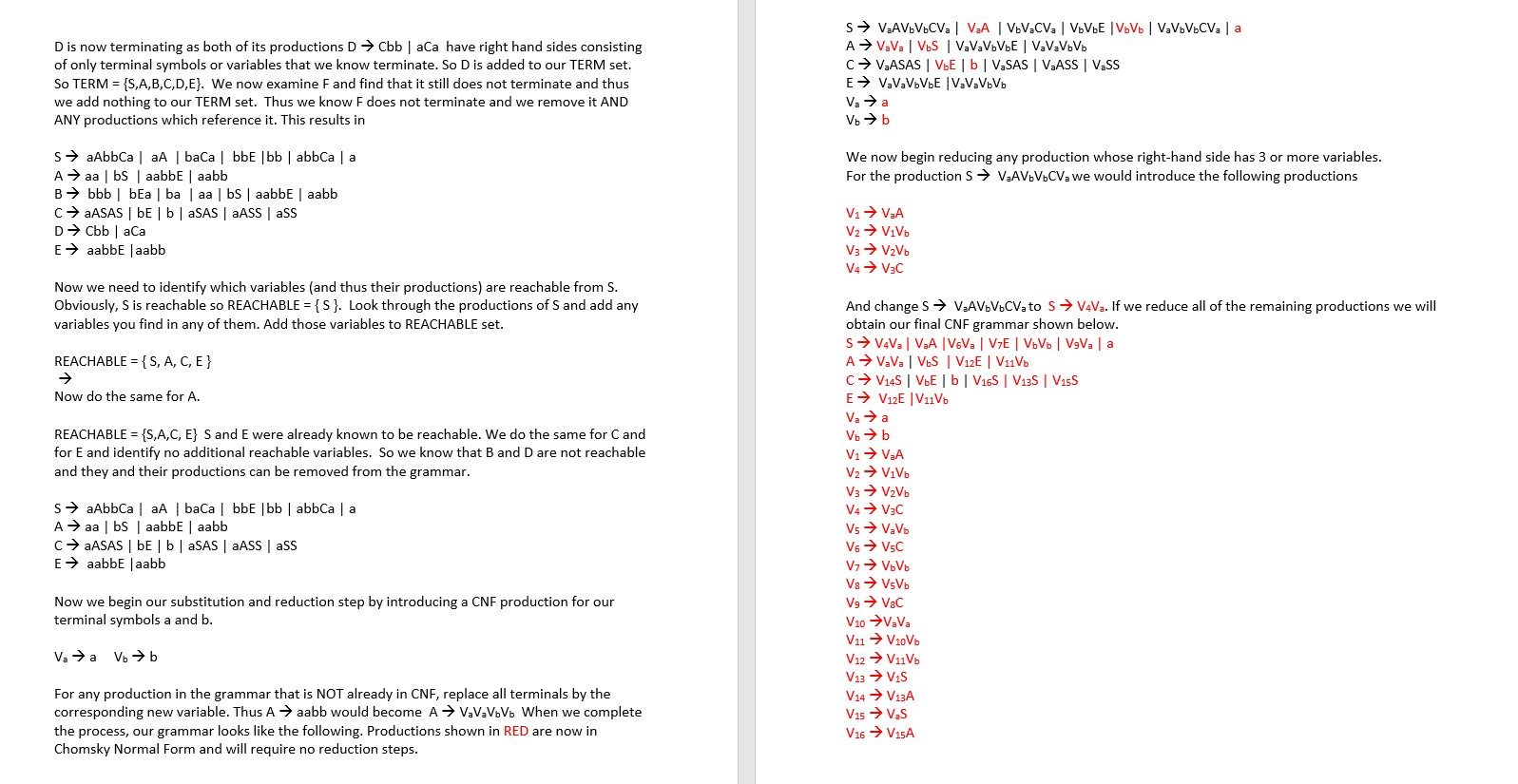 Solved Convert the following grammar to Chomsky Normal Form. | Chegg.com