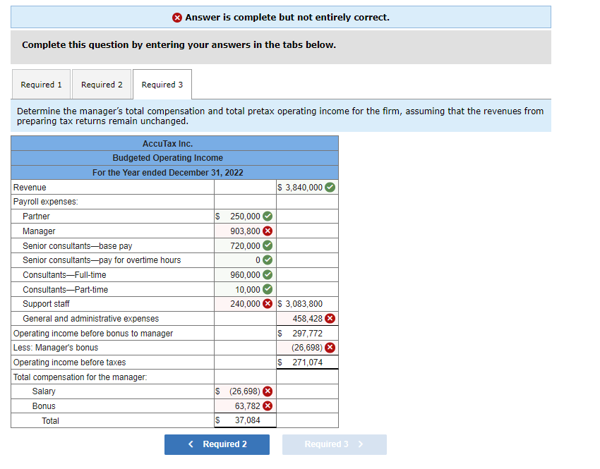 Solved Refer to the AccuTax Incorporated exhibit One of the