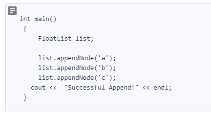 Solved Linked List Template (10 pts) Convert the given | Chegg.com