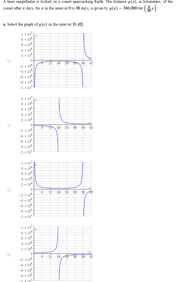 Solved A laser rangefinder is locked on a comet approaching