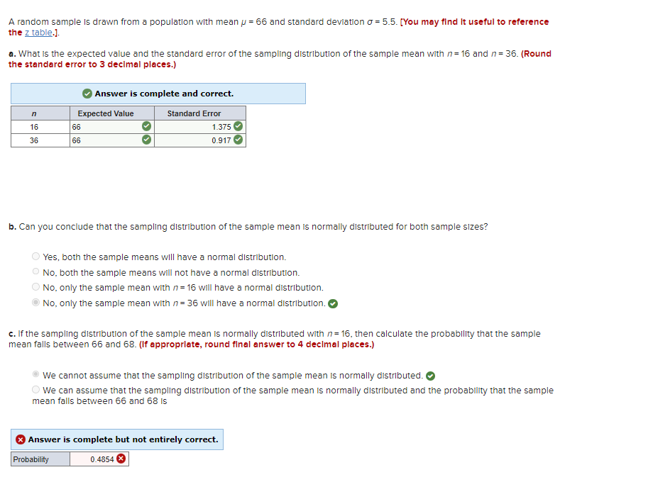 Solved A random sample is drawn from a population with mean | Chegg.com
