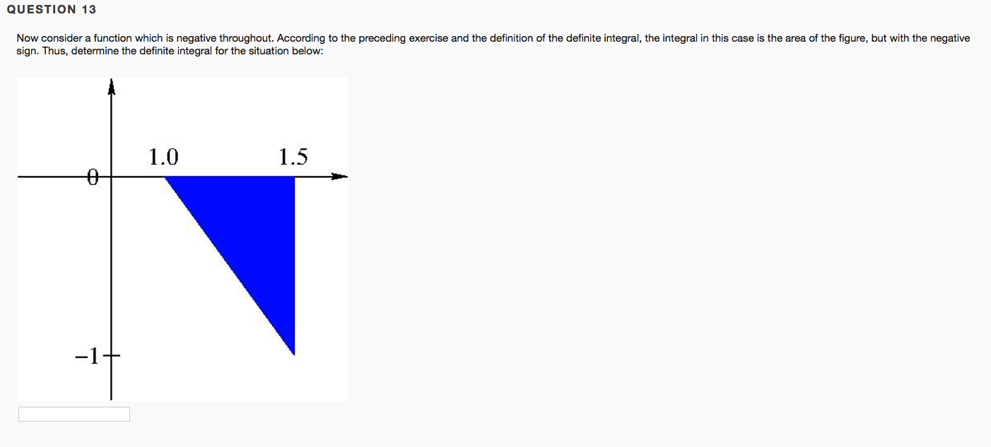 Solved QUESTION 12 Let's practice doing definite integration | Chegg.com