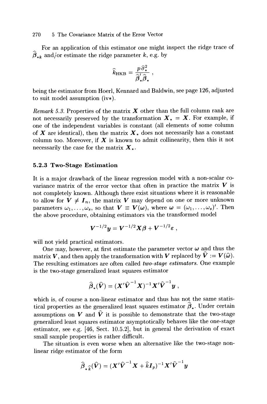 Solved 5 Consider The Linear Regression Model With Assum Chegg Com