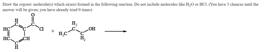 Solved Draw the organic molecule(s) which is(are) formed in | Chegg.com