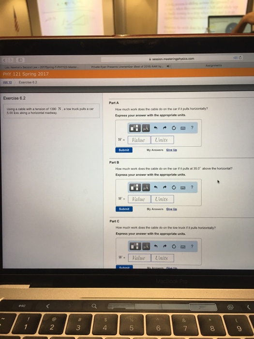 Solved Lab Newtons Second Law 2012soring Phm12a Master. PHY | Chegg.com