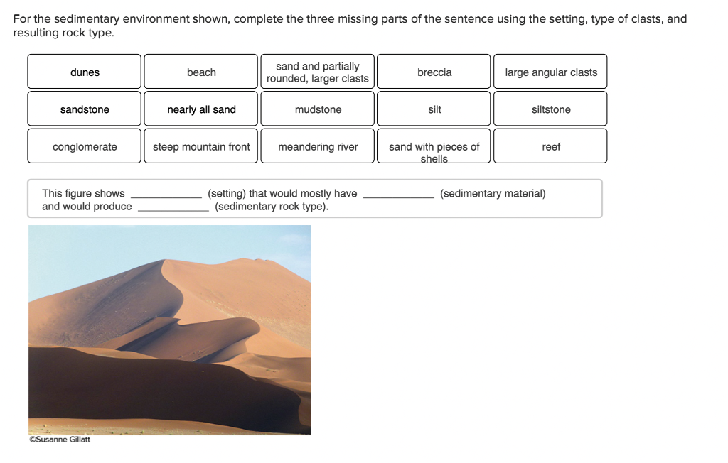 solved-for-the-sedimentary-environment-shown-complete-the-chegg