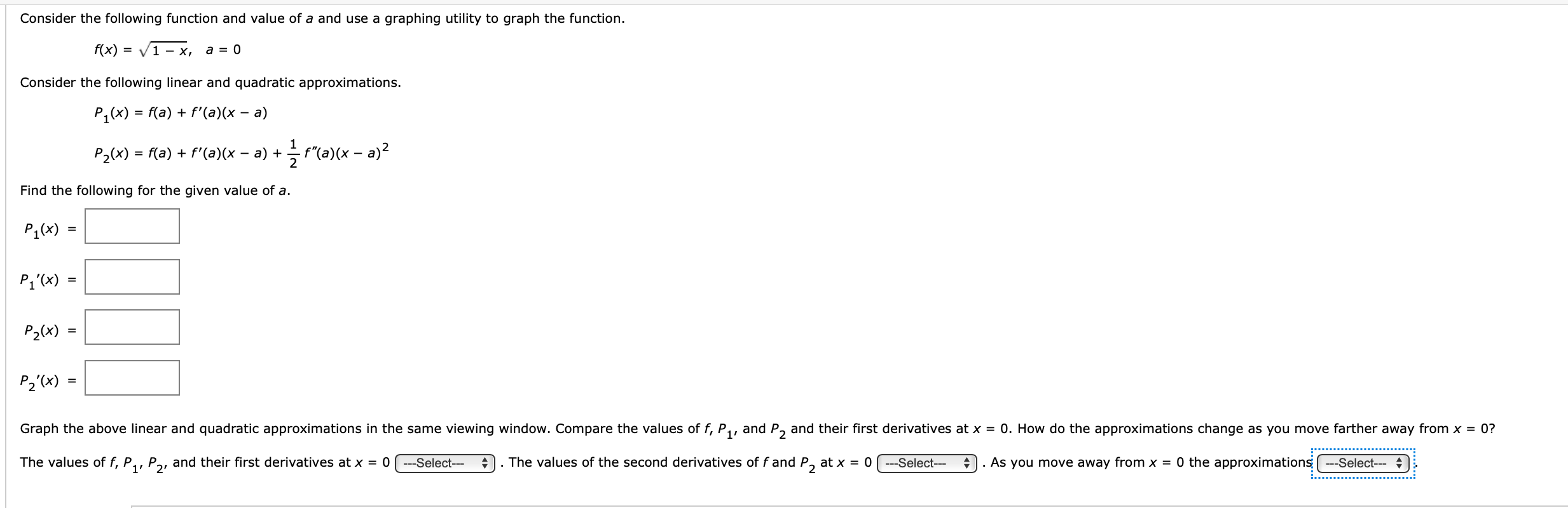Solved Consider the following function and value of a and | Chegg.com