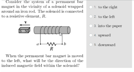 permanent bar magnet