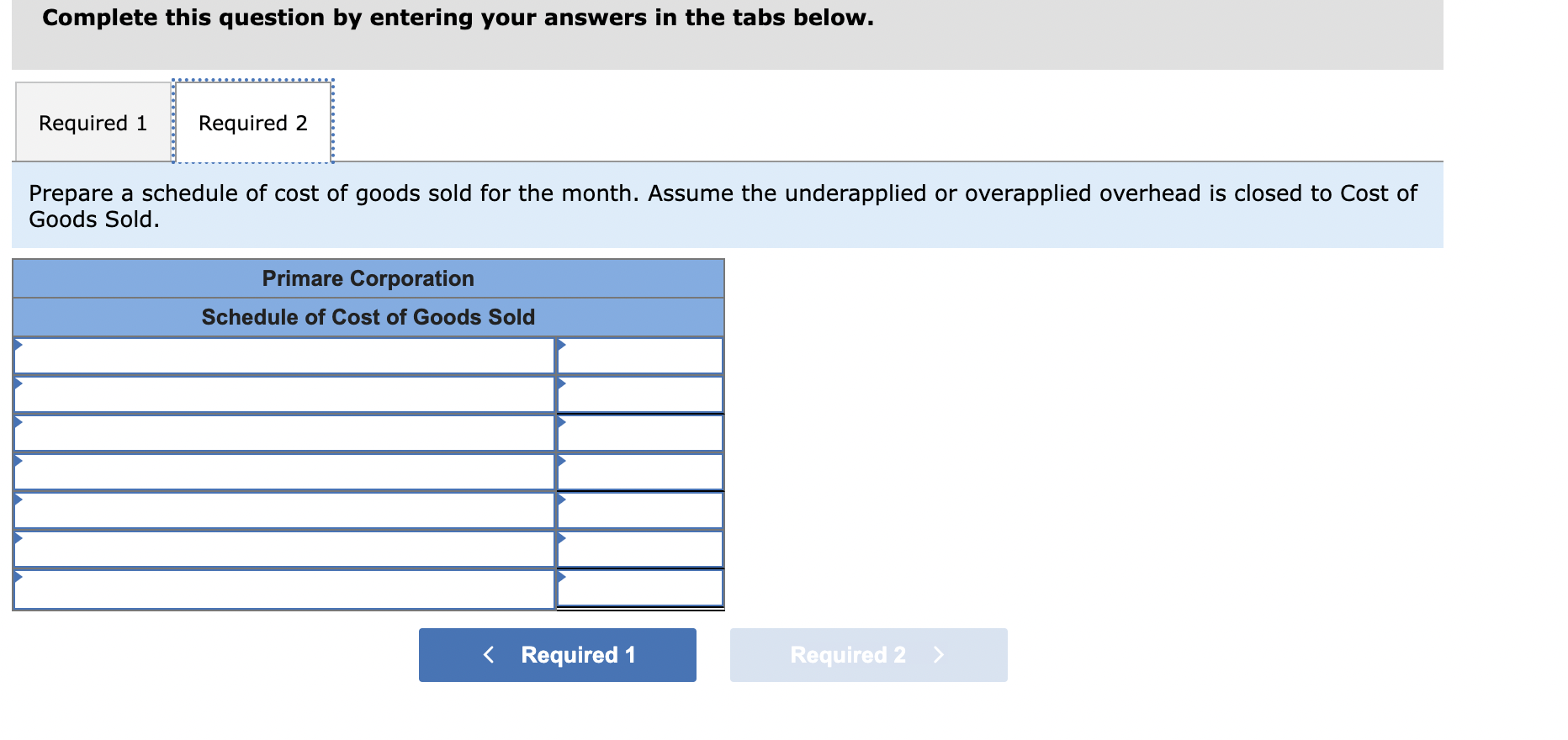 Solved Prepare a schedule of cost of goods manufactured | Chegg.com