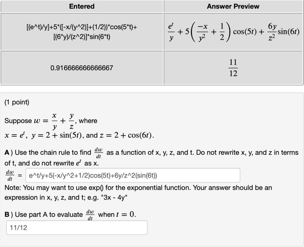 Solved Entered Answer Preview | Chegg.com