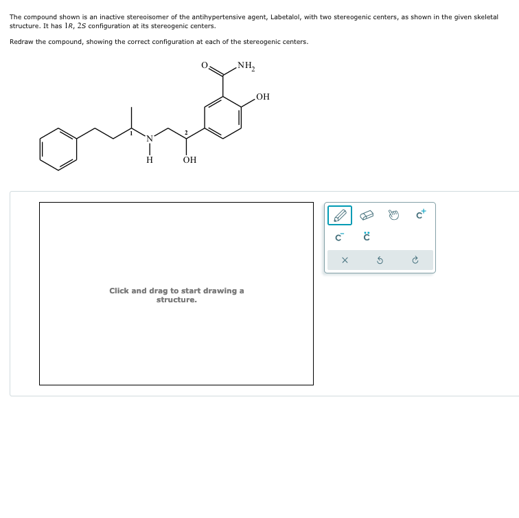 Chemical structures of labetalol stereoisomers.