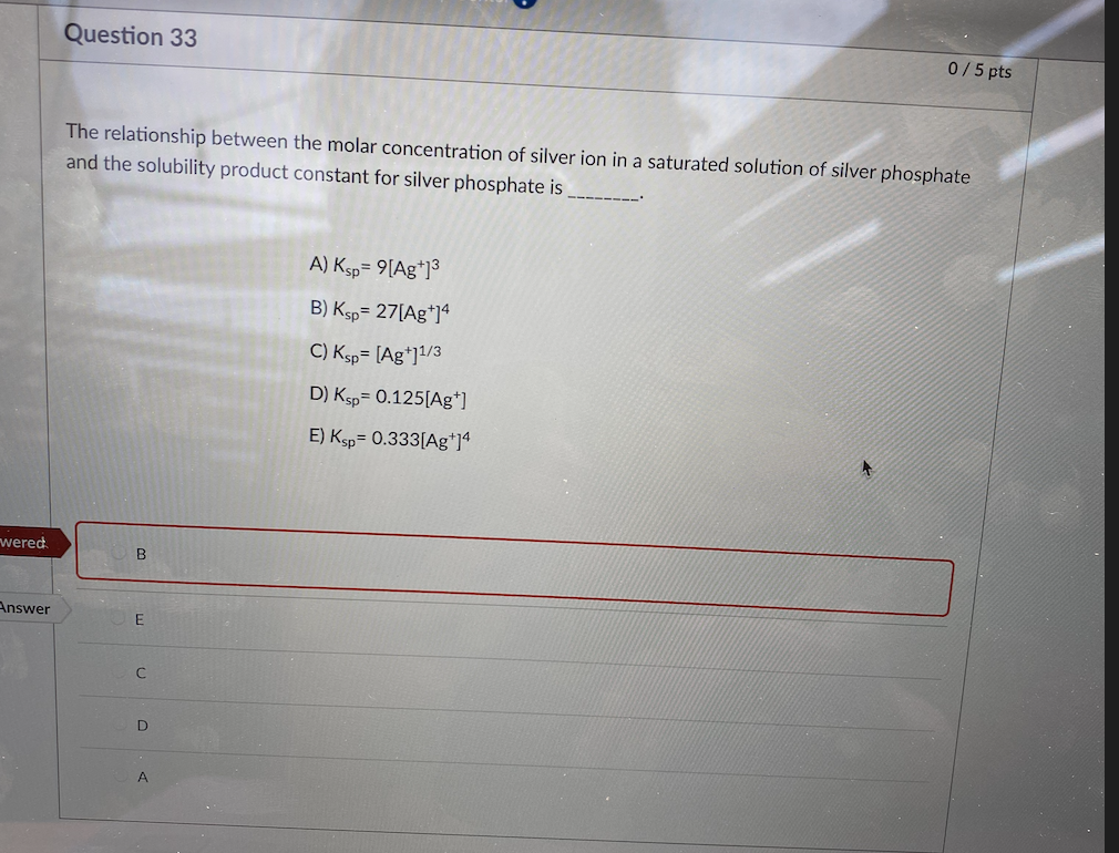 Solved Question 33 0/5 pts The relationship between the | Chegg.com