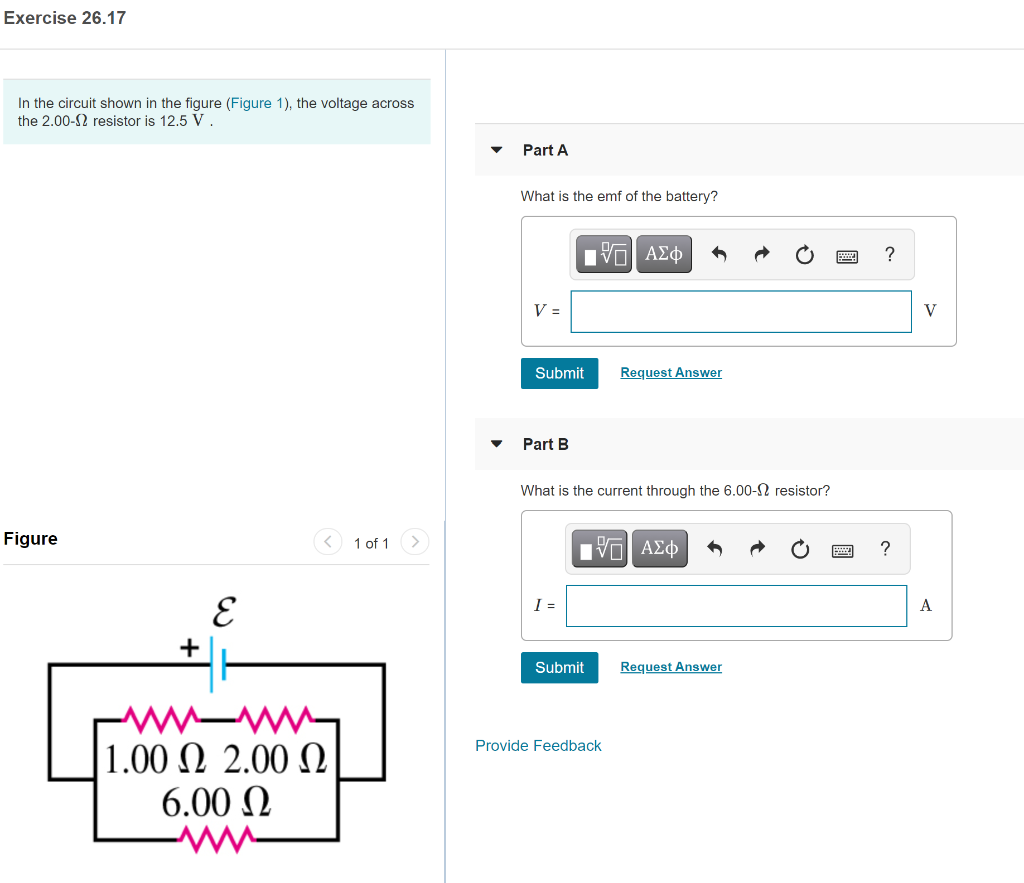 Solved Exercise 26.17 In the circuit shown in the figure | Chegg.com