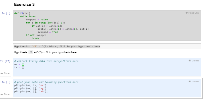 Solved Collecting timings with timeit The timeit module | Chegg.com