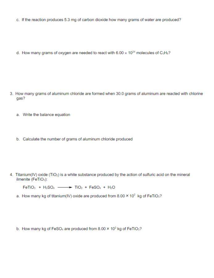 Solved Name: Section: Date: Worksheet 9 Equation | Chegg.com