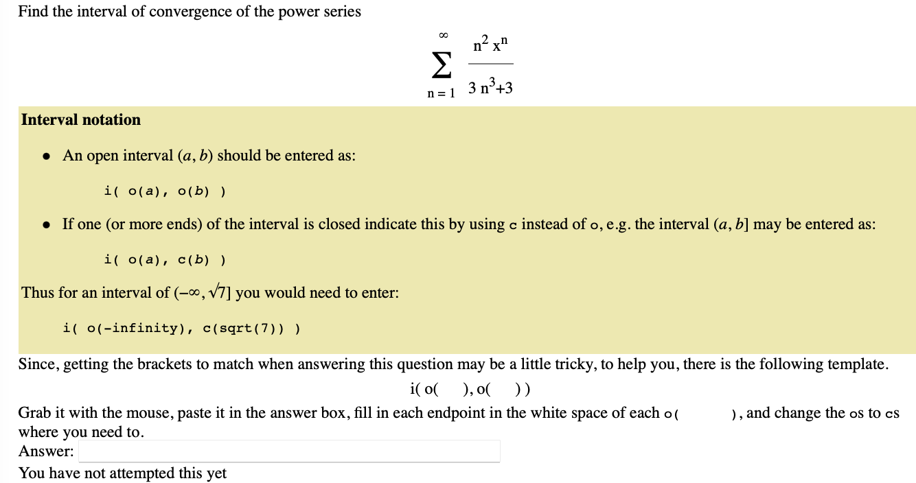 Solved Find The Interval Of Convergence Of The Power Series | Chegg.com