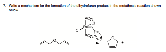 Solved 7. Write a mechanism for the formation of the | Chegg.com
