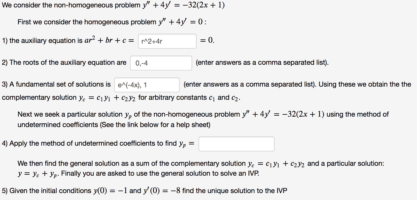 Solved We Consider The Non-homogeneous Problem | Chegg.com