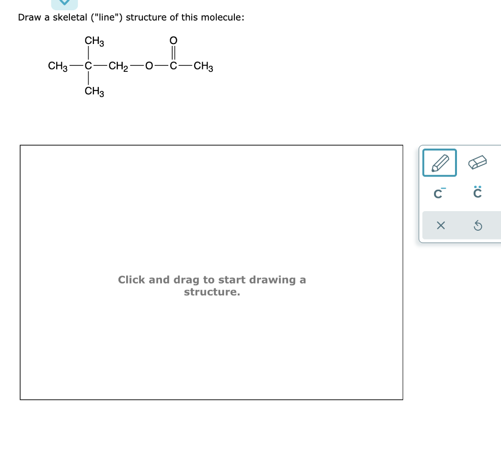 Solved Draw A Skeletal ("line") Structure Of This Molecule: | Chegg.com