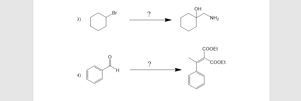 Solved OH Br 2 3) NH2 COOEt ? COOET Н | Chegg.com