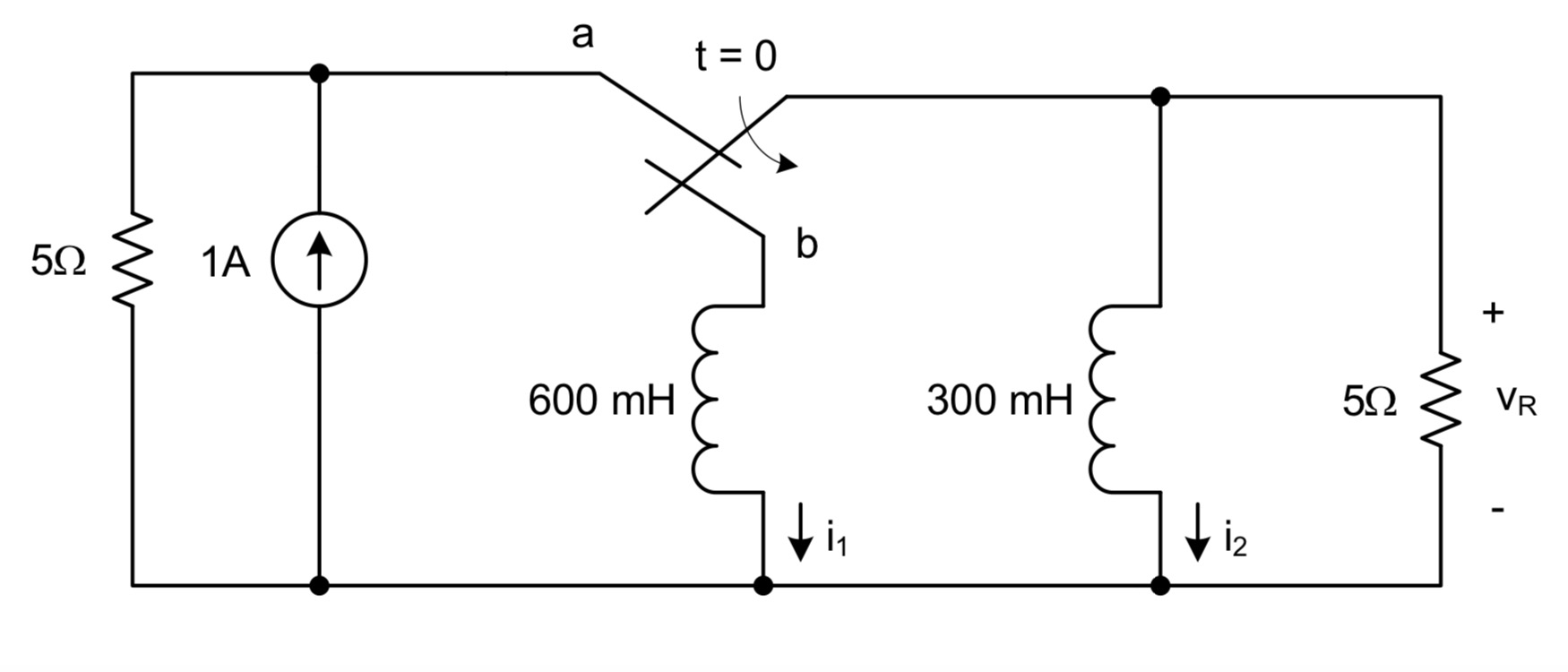 Solved In the circuit below, the make-before-break switch | Chegg.com