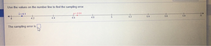 Solved Use the values on the number line to find the | Chegg.com
