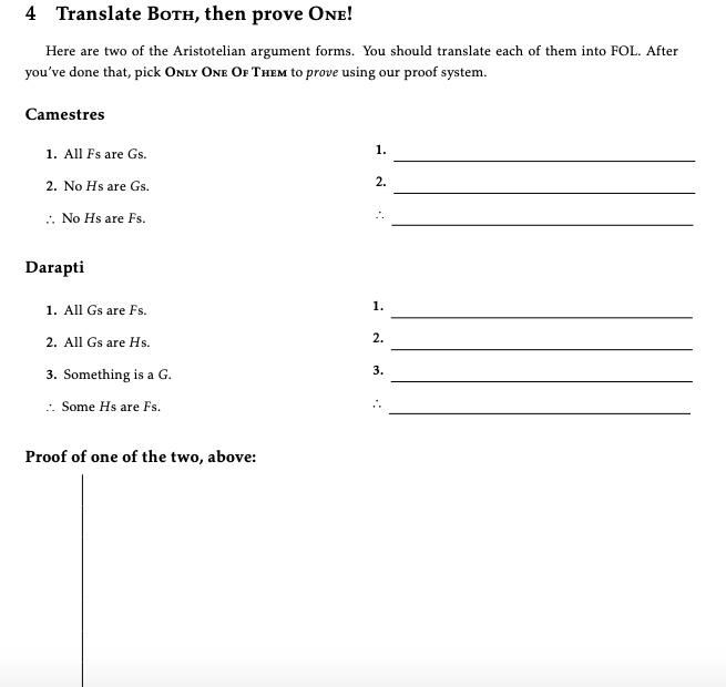 3 Fill out the incomplete proof 1 Pr. -3x(K(x, | Chegg.com