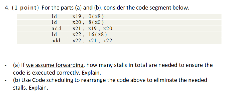 Solved (1 ﻿point) ﻿For the parts (a) ﻿and (b), ﻿consider the | Chegg.com