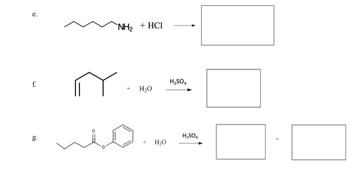 Solved 5. Draw in the boxes (one compound per box) to | Chegg.com