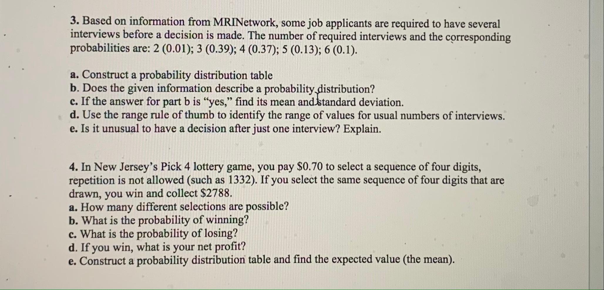 Solved 3. Based on information from MRINetwork, some job | Chegg.com